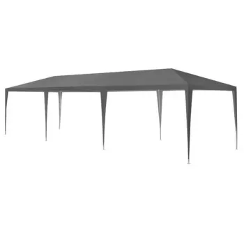 Namiot pawilon ogrodowy handlowy 3x9 m 8 ścianek szary MultiGarden-1274011