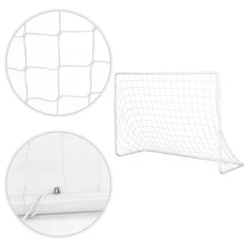 Dwie bramki piłkarskie z siatką do piłki nożnej 180x122 cm MultiGarden-1272073