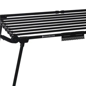 Suszarka na pranie odzież bieliznę stojąca rozsuwana balkonowa 27 metrów czarna-1274229