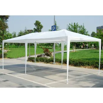 Namiot pawilon ogrodowy handlowy 3x6 m 6 ścianek biały MultiGarden-1273987