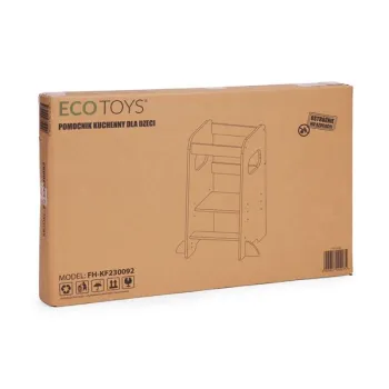 Pomocnik kuchenny kitchen helper Montessori regulowany podest dla dziecka ECOTOYS-1276947