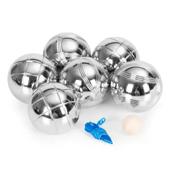 Zestaw do gry w bule kule boules petanque 6 szt. + etui i akcesoria-1277297