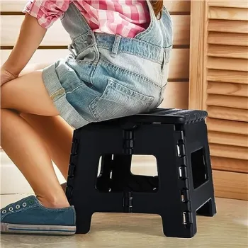 Stołek składany 1 stopniowy taboret z tworzywa 22 cm-1270561