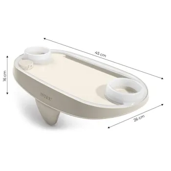 Uchwyt do napojów podświetlany LED z miejscem na tablet telefon SPA INTEX 28520-1272128