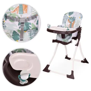 Fotelik krzesełko do karmienia dzieci składane + zabawki ECOTOYS-1276754