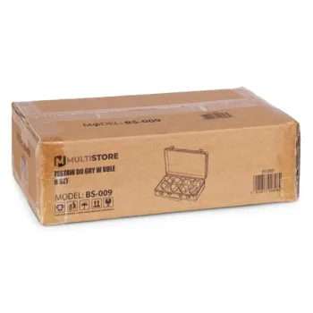 Zestaw do gry w bule kule boules petanque 8 szt. + walizka i akcesoria-1277319