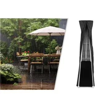 Ogrzewacz parasol gazowy grzejnik 13 kW szklany na ogród patio reduktor wąż pokrowiec MultiGarden-1273687