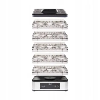 DUŻA Suszarka do grzybów owoców warzyw IDEAL INOX + termoobieg 400W + timer-1276360