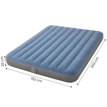 Materac dmuchany dwuosobowy 203x152x25 cm z wbudowaną pompką elektryczną INTEX 64189-1277222