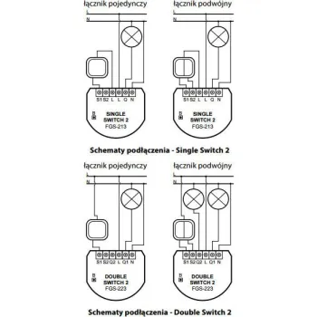 Moduł przekaźnikowy Double Switch 2 FIBARO FGS-223-1339806