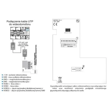 ACO INS-MPR 4” Monitor INSPIRO - kolorowy cyfrowy 4” do systemów videodomofonowych-1338211
