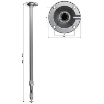 TELESKOPOWY UCHWYT SUFITOWY KAMERY BR-150X300-1341342