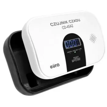 Czujnik czadu EURA CD-45A2 wolnostojący, bateryjny, wyswietlacz LCD-1344072