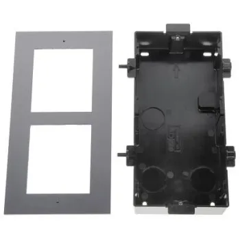 Ramka z puszką do montażu podtynkowego 2-modułowa HIKVISION DS-KD-ACF2(Plastic)-1342692