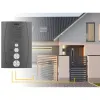 DOMOFON ''EURA'' ADP-51A3 ''DIFESA'' - 1-rodzinny, 2 unifony, interkom, grafit -1351683