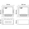 Moduł OXT mini ściemniacz 1 obwód ZigBee TUYA T265-1351250