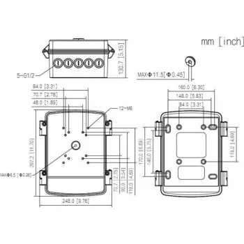 SKRZYNKA MONTAŻOWA DAHUA PFA6400S-1352669