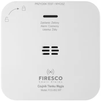 Czujnik czadu Firesco FCO-850 WF z WiFi aplikacja Tuya-1353102