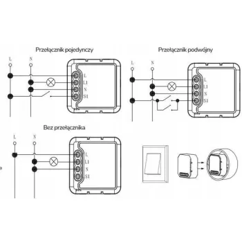 Moduł OXT mini ściemniacz 1 obwód ZigBee TUYA T265-1351251