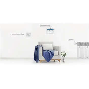 Bezprzewodowy siłownik elektryczny biały STT-869 Tech Sterowniki-1355604