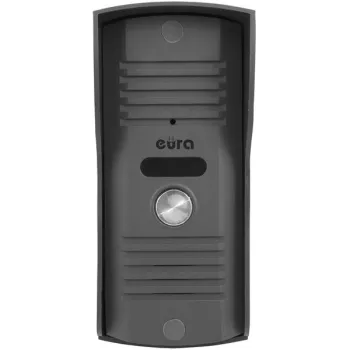 DOMOFON ''EURA'' ADP-51A3 ''DIFESA'' - 1-rodzinny, 2 unifony, interkom, grafit -1351691