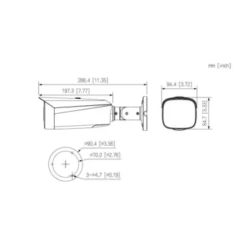 Kamera IP TIOC 3.0 DAHUA IPC-HFW3549T1-ZAS-PV-27135-S5-1359753