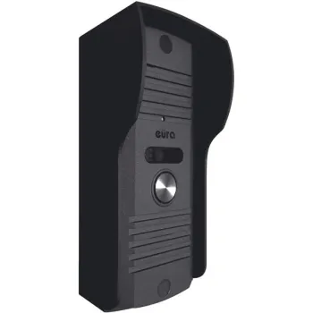 DOMOFON ''EURA'' ADP-51A3 ''DIFESA'' - 1-rodzinny, 2 unifony, interkom, grafit -1351690