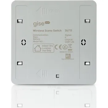 GISE Smart Przycisk Scen Zigbee | Tuya | GSBT-ZB-1354074