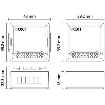 Moduł OXT mini ściemniacz 1 obwód ZigBee TUYA T265-1351250