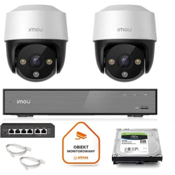 Zestaw monitoringu Imou 2x kamera IP Cruiser 4MP POE