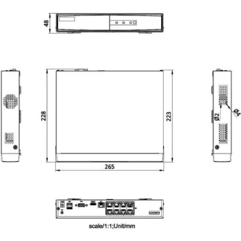 REJESTRATOR IP HIKVISION DS-7108NI-Q1/8P/M(STD)(D) PL-1366391