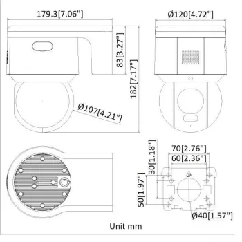 Kamera IP Hikvision DS-2DE3A400BW-DE F1 T5 PL-1368947