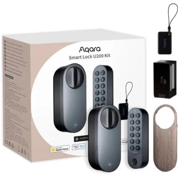 Aqara Smart Lock U200 Kit Czarny | Inteligentny zamek do drzwi | -1361614