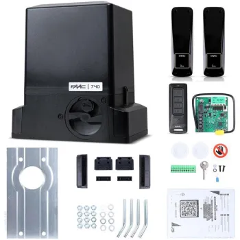 Zestaw Delta 2 FDS - FAAC 740 do 500kg bram przesuwnych