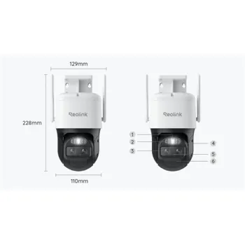 Kamera IP Reolink Trackmix B770 akumulatorowa (4MP+4MP) 8MP Wi-Fi-1365419