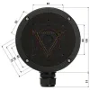 UCHWYT KAMERY STG-1280ZJ-S(BLACK)-1377570