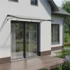 Daszek nad drzwi wejściowe 113x80 cm zadaszenie osłona UV MultiGarden-1379905