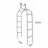 Pergola ogrodowa LUARO metalowa łuk z grotami na róże kwiaty pnącza 265 cm-1378539