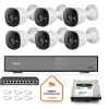 Zestaw monitoringu Imou 6x kamera PS3E-8Q0 8MP POE