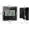 ENGO Controls E55-B - Internetowy, podtynkowy regulator temperatury do ramki 55x55, Wi-F-1370763