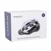 Kask rowerowy na rower RALLEX damski męski regulowany czarno-biały M 54-58cm-1378469