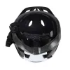 Kask rowerowy na rower RALLEX damski męski regulowany czarno-biały M 54-58cm-1378466