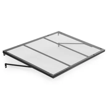 Daszek nad drzwi wejściowe 113x80 cm zadaszenie osłona UV MultiGarden-1379907