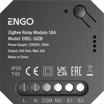 ENGO Controls EREL-16ZB - Smart Relay - Inteligentny   przekaźnik ZigBee do systemu ENGO Smart