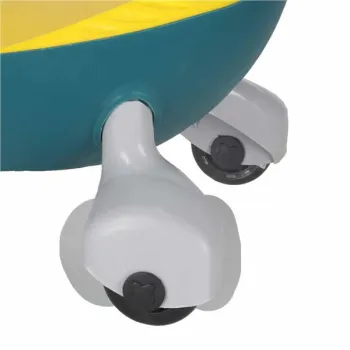 Jeździk grawitacyjny LED Swing Fix S3 świecące koła butelkowy żółty-1378755