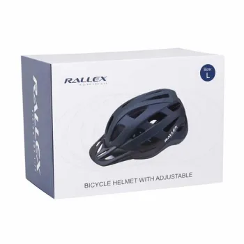 Kask rowerowy na rower RALLEX damski męski regulowany czarny L 58-62cm-1378493