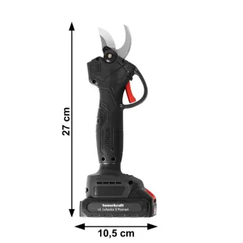 Sekator akumulatorowy elektryczny do gałęzi żywopłotu 21V-1379624