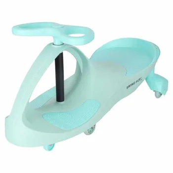 Jeździk grawitacyjny LED Swing Fix S3 świecące koła miętowy-1378852