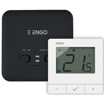 ENGO Controls E20i-W - Internetowy, bezprzewodowyregulator temperatury, Wi-Fi, biały