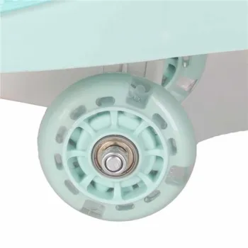 Jeździk grawitacyjny LED Swing Fix S3 świecące koła miętowy-1378858